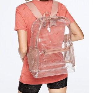 PINK Victoria's Secret Pink Backpack Transparent Design